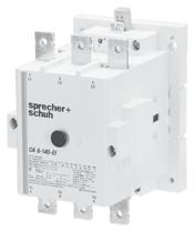 Contactors - AC Coil Three Pole - Series CA6 Non-Reversing, Three Pole Contactors With AC Coil, Series CA6 (Open type only) ➊➌ Ratings for Switching AC Motors (AC2 / AC3 ) Auxiliary Open Type I e [A]