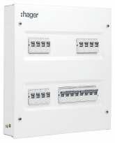 Single Door DBs (Incomer + Outgoing Modules) 4 way, 8+2 modules Y8204 6 way, 8+8 modules