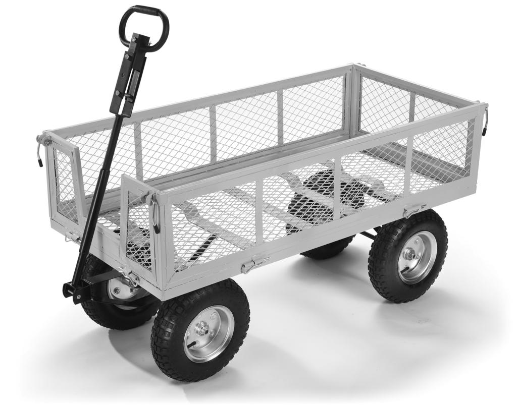 Utility Cart With Removable Folding Sides Owners Manual Model MH2120 Important Safety Instructions Assembly Instructions Parts and Hardware Identification CAUTION: Read, understand