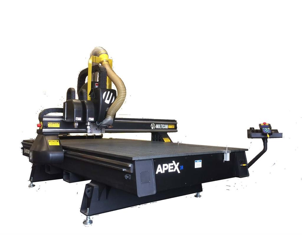 INTRODUCING THE NEXT GENERATION OF CNC ROUTERS APEX3R The Apex3R CNC Router is a next generation machine loaded with standard features normally associated with more expensive systems.
