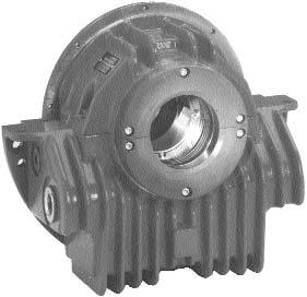 Type EM 9S Centre flange mounted, selfcontained bearing design