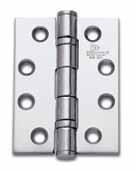43BB Butt hinges with ball bearing Material : Stainless steel Finishes