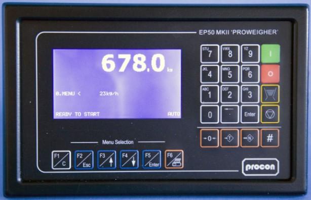 WEIGHING INSTRUMENTATION EP52 Batch & Process Controller IP65 Front Panel with Graphics Display Serial/Analogue