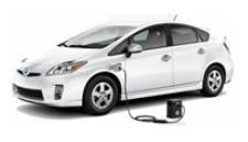 Prius Plug-in turned out to be more efficient in hybrid mode in this particular application.