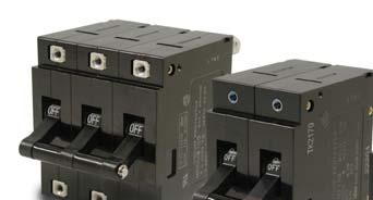 NRBM circuit breakers are the largest in rated current (A to 50A) among the IDEC circuit breakers series.