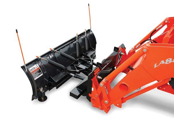 LOADER BLADES WITH 3 MOUNT OPTIONS MOUNTING OPTION 1 MOUNTING OPTION 2 MOUNTING OPTION 3 SKID STEER MOUNT For Skid Steer and Skid Steer Style Compact Tractors Under 47Hp. Features Easy On & Off.