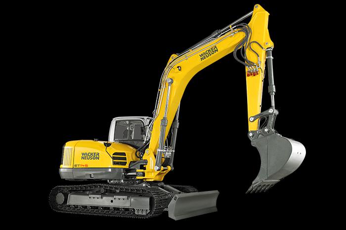 ET145 Tracked Conventional Tail Excavators Compact excavator in a new weight class - ET145 The ET145 is a compact excavator designed for power and productivity.