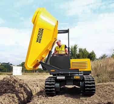With the track dumpers from Wacker Neuson, you will master them all!