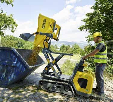 Compact, maneuverable, powerful move more with the track dumpers!