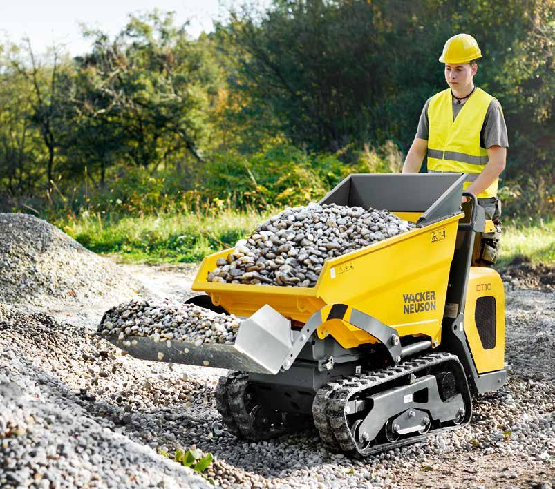 With the track dumpers from Wacker Neuson, you will master them all!