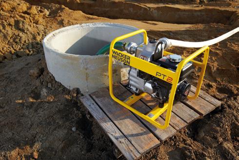 G Powerful and fast dewatering. PG T 2 and PG 3. High performance pumps for hard, everyday jobsite work. PT 2 und PT 3.