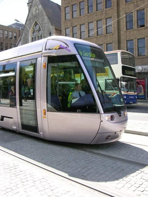LUAS- Red Line Facts Connolly Station to Tallaght 15 km (9 mile) route 23 stops Light Rail vehicles 30 metres