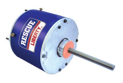 RESCUE Liberty Condenser Fan and Direct Drive Blower APPLICATIONS: PSC motors for condensing unit and blower applications.