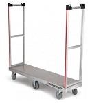 1,200# Capacity 6 x 2 Center Rigid Casters and (4) 5 x 1.25 Swivel Casters.