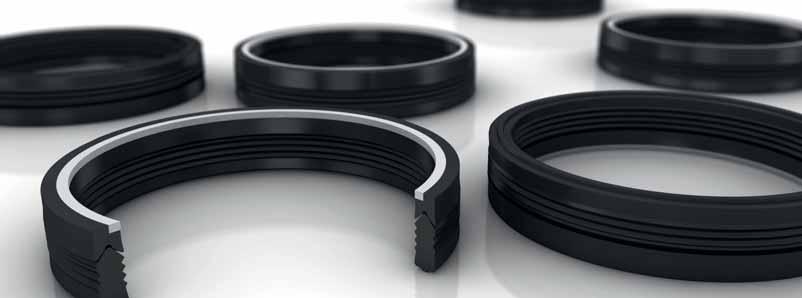 Single Acting Compact Rod Seal With Anti-extrusion