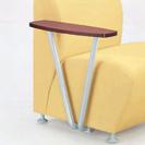 FULLY UPHOLSTERED UPHOLSTERED WITH WOOD CAP METAL