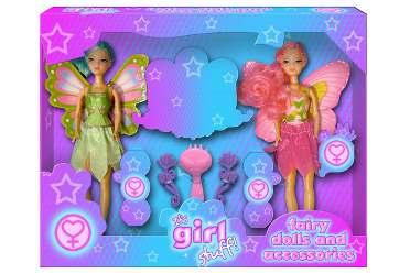 5 x D3cm TY6425 PACK 12 CASE 144 SMALL FAIRY DOLL IN