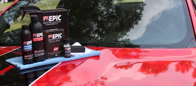 Wipe EPIC Ceramic Coating (30 ml) Applicator Suede Cloths Ultra-soft Edgeless Microfiber Towel Each single-use kit (# 109503) includes: EPIC Ceramic Coating