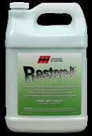 111732 Size 1 gal. 111701 RESTORE IT CLEANER/GLAZE Removes swirls, microscratches and light oxidation. It produces outstanding gloss on all surfaces, especially dark colors.