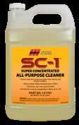 192555 SC-1 SUPER CONCENTRATED ALL-PURPOSE CLEANER PRODUCT PH DILUTION STRENGTH POWER BRITE TM #1060 FAST SHOT #1880 COMPLETE TM #1229 BRAKE OFF TM #1194 RED ALERT TM #1934 WHITEWALL CLEANER #1002