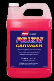 107130 VERRY BERRY PREMIUM WASH & WAX Foams like a liquid car wash, makes water sheet and roll off the finish and leaves a just-waxed look that lasts through