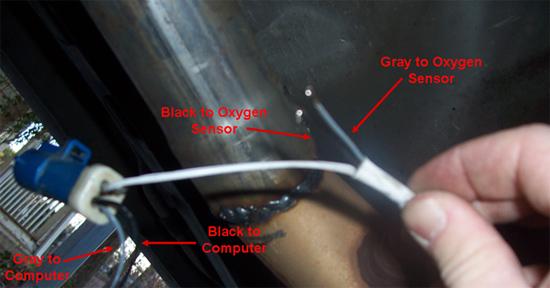 You will see two white wires, a black wire, and a gray wire. The black and gray wires are the ones we are concerned about.