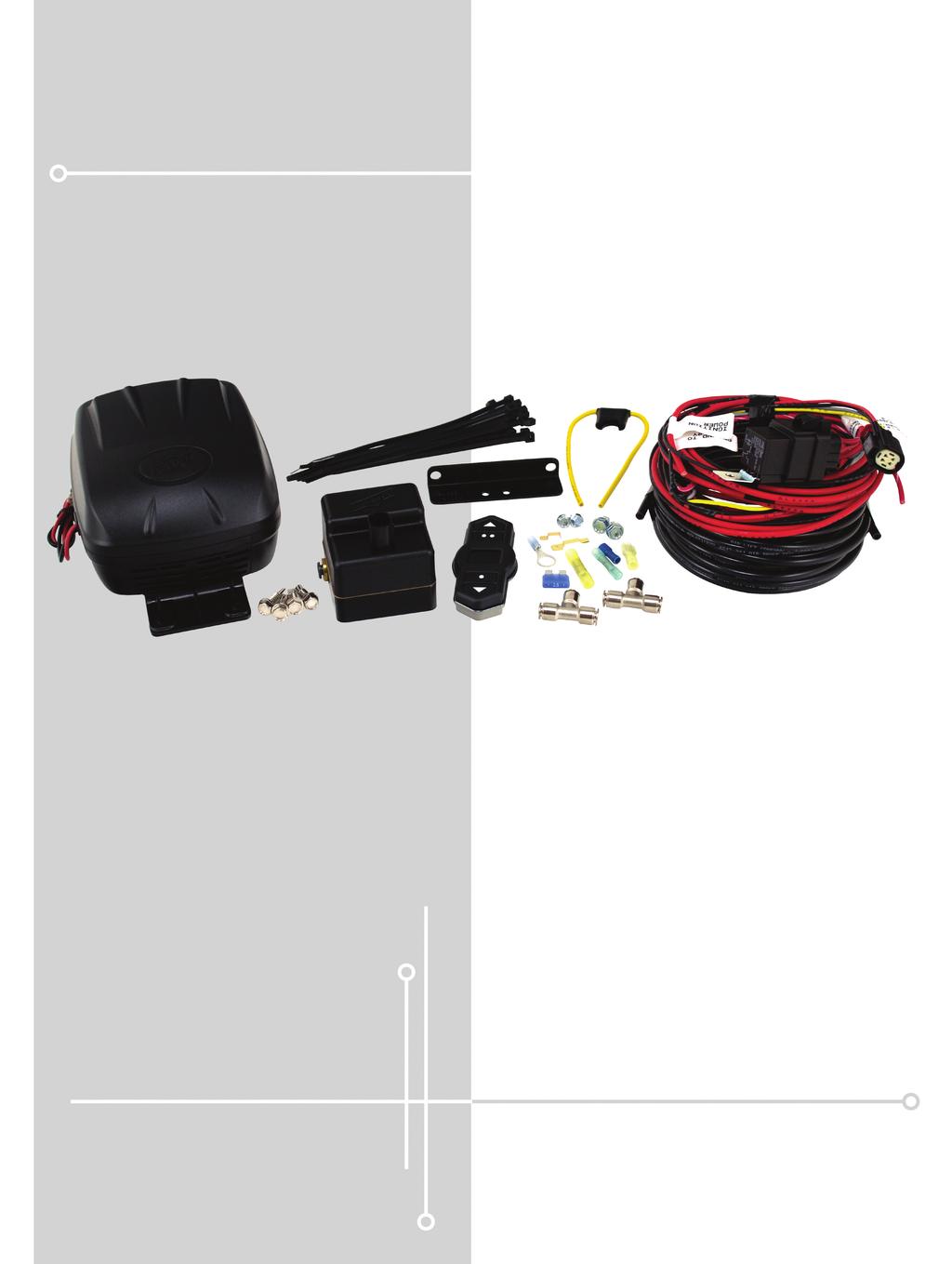MN-751 (081407) ECR 8016 WirelessONE Kit 25870 Key Fob Activated Compressor System INSTALLATION GUIDE For maximum effectiveness and safety, please