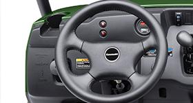 THICK GRIP STEERING WHEEL Thick-grip steering wheel is the same one used on the PRO Series models.