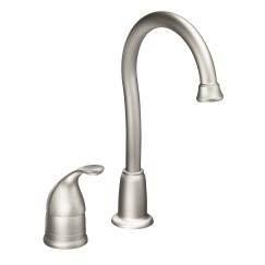 Kitchen Optional Laundry Faucet Camerist - Spot Resist Stainless One-Handle High Arc Bar