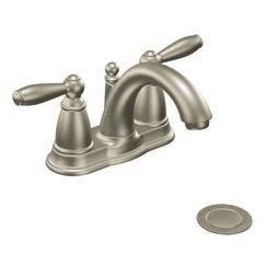 Bath Brantford - Brushed Nickel Brantford - Brushed Nickel Two-Handle Low Arc Bathroom Faucet