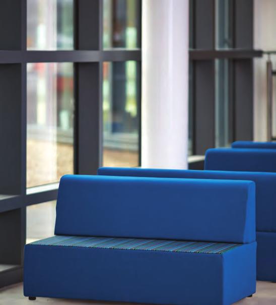 TWILIGHT A modular range designed for flexible use Fully upholstered Choice of fabrics and table top finishes page 154 Offering visual stimulation as part of a more engaging working environment Glide