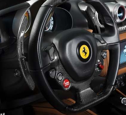 458/488/GTC4LUSSO/F12BERLINETTA AND CALIFORNIA T SERIES GLOSSY CARBON FIBRE F1 RACING SHIFT PADDLES KIT These F1 paddles, exclusively available through the Ferrari Genuine programme, are developed