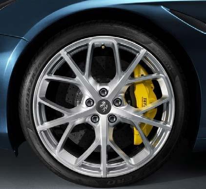 CALIFORNIA T GENUINE 20 FORGED WHEELS SET Developed exclusively for the Ferrari Genuine catalogue, these 20 forged wheels were designed by the Centro Stile Ferrari to enhance the style of the