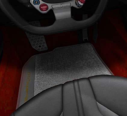 812 SUPERFAST CARBON FIBRE OVERMATS KIT Manufactured using patented new technology, Ferrari Genuine overmats are made with real carbon fibre used for feet area and feature a special clear coat layer