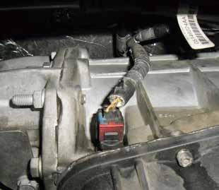The MAP sensor is located on the intake manifold.