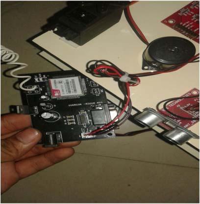 3: RTOS Hardware model, GSM card system and output result CONCLUSION A driverless car using multitasking RTOS is designed. The prototype is made and shown.