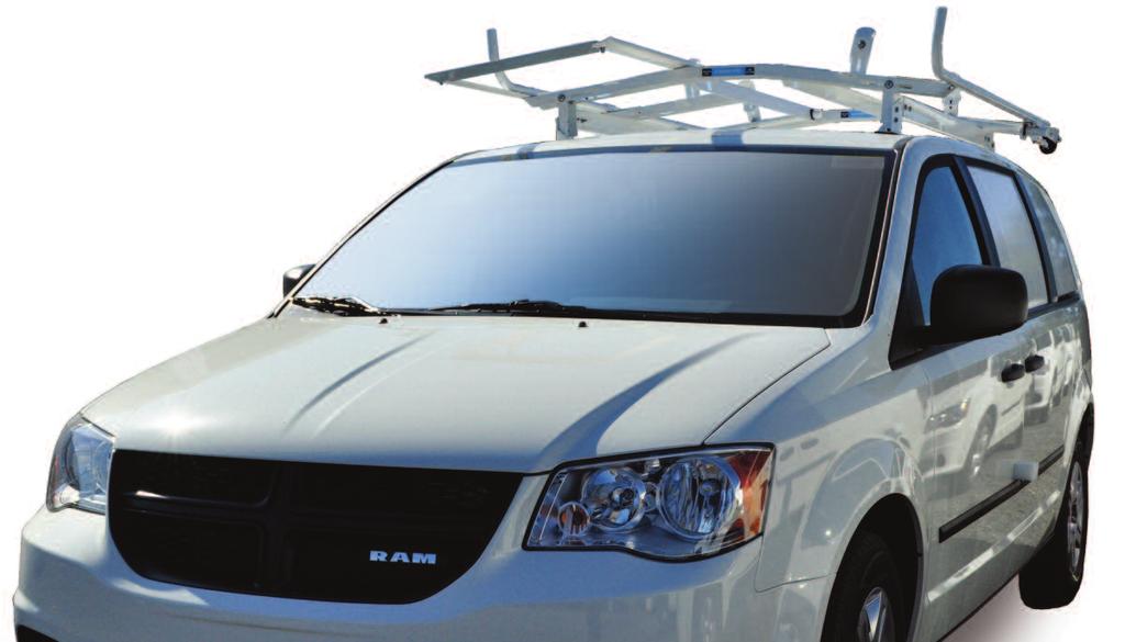 C/V TRADESMAN grip-lock LADDER RACk grip YOUR LADDERS SECURELY A grip-lock LADDER RACk. Don t overlook the storage space on the roof of your RAM C/V.