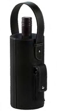 00 BONDED LEATHER WINE CARRIER Two Bottle