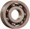 Radial deep groove ball bearings Product range Races made from xirodur 500, temperatures up to +150 C Chemical resistant, for high temperatures d xirodur BB-623-500-10-ES 10 = P PEEK cage, PEEK cage,