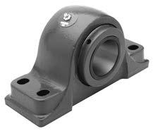 ball bearings Steel housed pillow blocks available in selected sizes Center Pull Frame With Wide Slot Take-UP 1-3/8