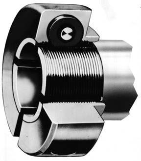 MOUNTING - Two quality single row tapered bearings press fitted on sleeve Outer races shouldered against rib in housing Offers improved concentricity over other