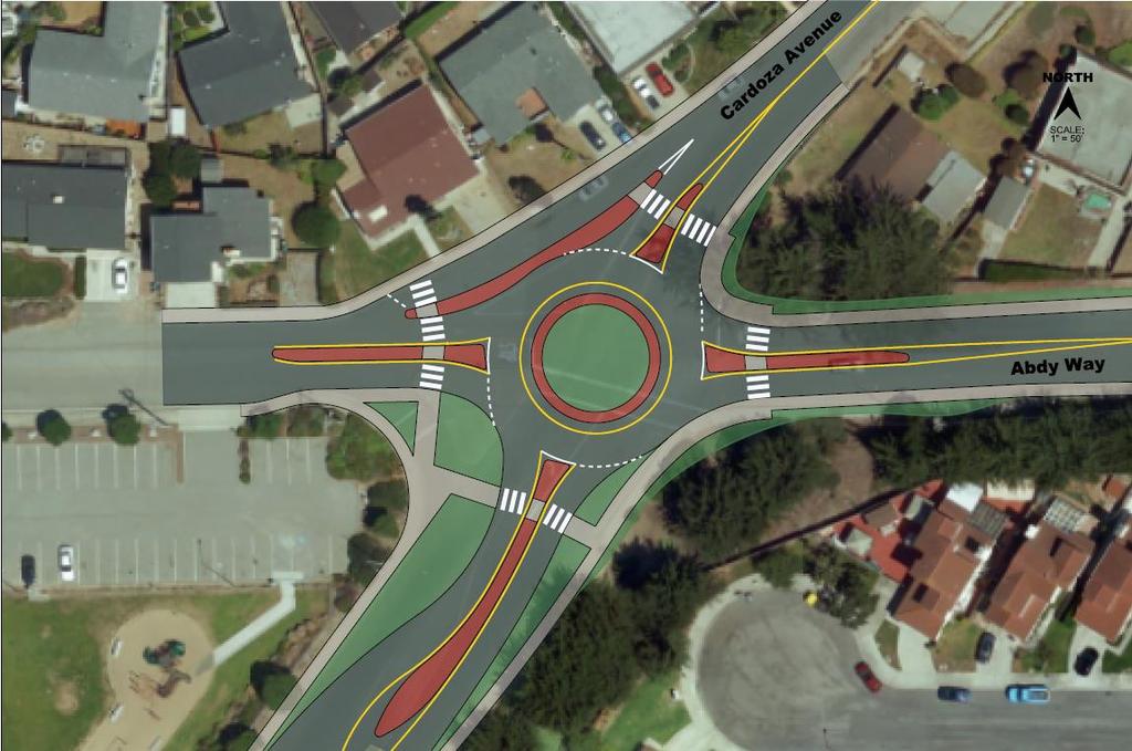 Monterey County) Roundabout Alternative Note: Intersection alternative