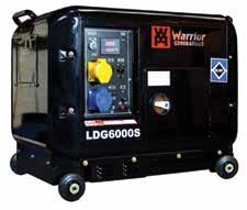 11000 WATT DIESEL GENERATOR 5000 WATT DIESEL GENERATOR Diesel Diesel LDG6000S 68 dba @ 7m. 5000 ISO9001-000, GS, TUV & CE Year Power tools Lighting units etc. LDG1S 68 dba @ 7m.