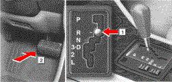 Do not continue hill climbing or hard towing for a long time in the 2 or L position. This may cause severe automatic transmission damage from overheating.