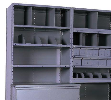 Industrial Clip Shelving Quick Reference 1 Republic Industrial Clip Shelving offers complete storage solutions for everything from basic backroom storage to