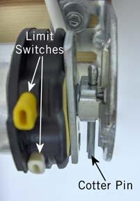 Use needle nose pliers to insert the cotter pin, and then bend the tabs of the pin so it cannot slip back through (Figure 18).