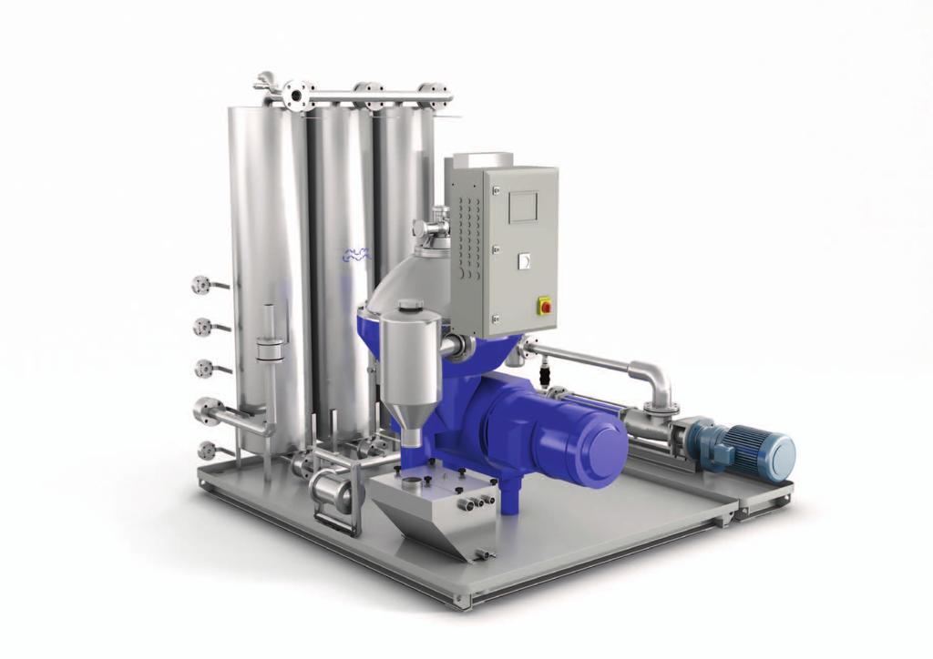 Water cleaning The Alfa Laval cleaning system secures compliance with IMO Marpol Annex VI wash water criteria.