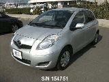0 Petrol, AT, silver, 39000 km, 5 doors, PW, ABS, EF, Srs, Mileage may vary TOYOTA VITZ, KSP90, '10 model, 1.