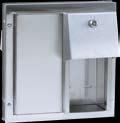 Adjustable to accommodate partitions from 1 2" to 1 1 4" (13 to 32 mm).