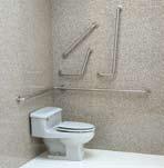 Grab Bars - Toilet B A Straight Bars Basic Straight Bar Standard Lengths D C 12" (305mm) 30" (762mm) 42" (1067mm) 16" (406mm) 32" (813mm) 48"